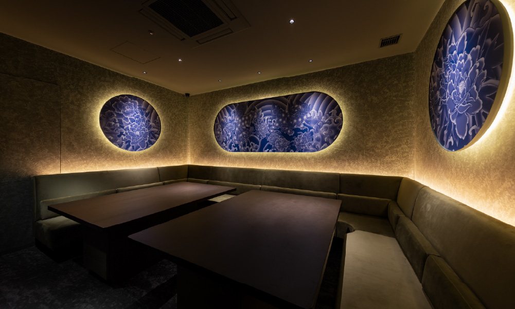 刺青の個室